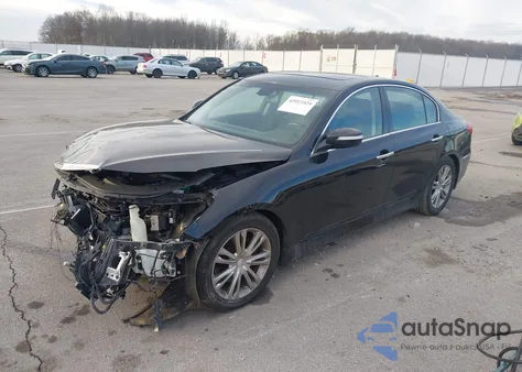 2012 Hyundai Genesis 3.8 from USA, damaged, VIN KMHGC4DD2CU203328